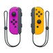 Control Joy Con Morado Naranja Neon